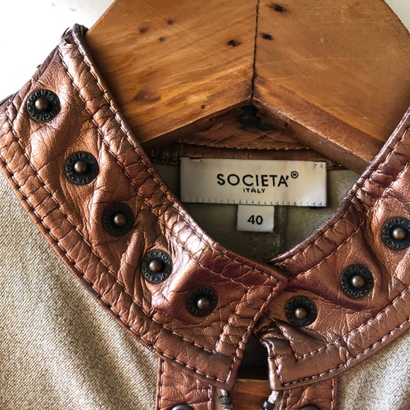 RARE FIND {Societa} Beautiful Italian lightweight jacket - Picture 5 of 12